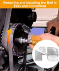 Using Serpentine Belt Tool Set Four Piece For Cars And Trucks Belt Stretch Kit Pulleys Removal And Installation Heavy Duty Pro Grade