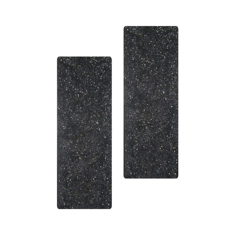 Two black rectangular filters - Pre Filter Replacement For Odor And Gas Reducing Air Purifier Filter B Compatible With HRF B2 2 Pack