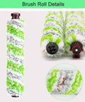 Green and white brush roll from Six Pack Replacement Parts Kit For CrossWave Pet Pro 2306A And CrossWave 1785 Series Vacuums