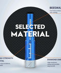 5pc blue 3/16 in. dry diamond core drill bit set with shank for ceramic tile, marble, granite; cooling wax included