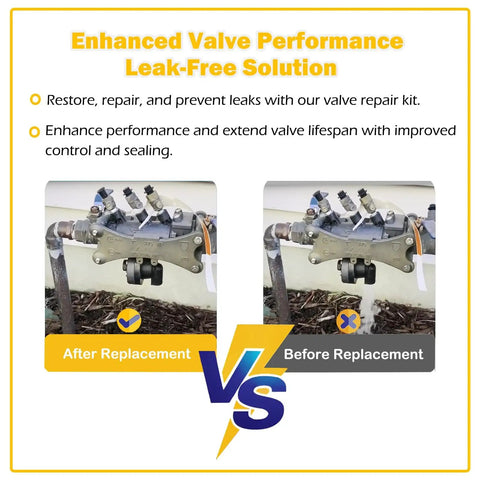 Comparison of backflow preventer before and after using Backflow Preventer Repair Kit For Zurn Wilkins 375 Series including 375XL and 375ST.