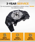 Front Right Steering Knuckle Assembly And Wheel Hub Bearing Direct Fit For 2004-2009 Lexus RX330 RX350 RX400h And 2006-2007 Toyota Highlander Passenger Side Fits Front Right displayed on a service banner.