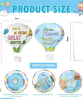 Oh The Places You’ll Go Themed 12 Inch Hot Air Balloon Paper Lanterns 8 Pack Totally Dope Graduation Party Decor instructions
