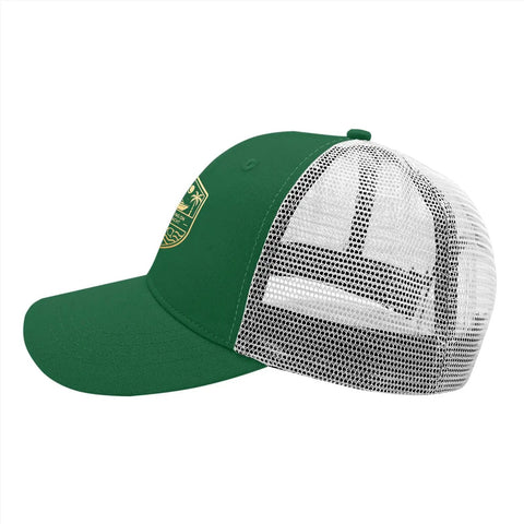 Green Women's Trucker Hats Bundle For Everyday Style And Dope Cap Game, mesh back, side view