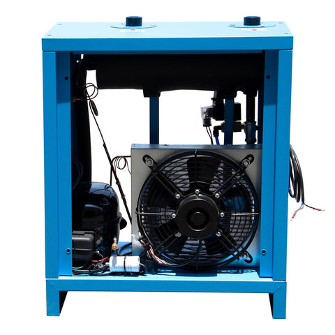 Industrial Refrigerated Air Dryer With R134a Cooling For Air Compressors 35 CFM 0.58 KW 110V 60Hz, internal components view