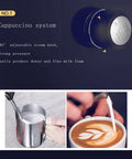 No Sweat 1450W Bean To Cup Espresso Coffee Machine With Strong 15 Bar Pump And Darn Easy One Touch Setup for frothing milk and cappuccino.