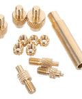 Easy Install M3 Copper Nut Insert Tool Kit For Printers Versatile Home School Gear With Replaceable Supplies For Quick Thread Repairs Any Day brass inserts and tool set