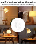 Knockout Smart Plug In Dimmer Switch For Table Lamps With 2Dot4Ghz Wireless Control Talks Right Up To Alexa For Smooth Adjustment of various indoor lamps.