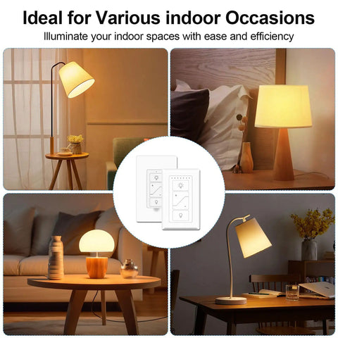 Knockout Smart Plug In Dimmer Switch For Table Lamps With 2Dot4Ghz Wireless Control Talks Right Up To Alexa For Smooth Adjustment of various indoor lamps.