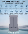 Upgraded 5000mAh Intelligent Flight Battery For DJI Mini 5 Pro Mini 4 Pro Mini 3 Pro Mini 3 Up To 50 Minutes Flight Time Replacement Part