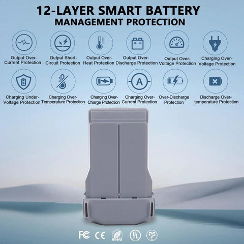 Upgraded 5000mAh Intelligent Flight Battery For DJI Mini 5 Pro Mini 4 Pro Mini 3 Pro Mini 3 Up To 50 Minutes Flight Time Replacement Part