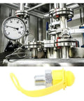Get This Killer One Set Of Hydraulic Fittings Quick Coupler ZG3 And 8 High Pressure Tube Connector Plug That Makes Work A Breeze On Any Machine You Fix Up At Home Or In The Shop Without Leaking Oil All Over Your Clean Floors Ever Again. stainless steel pressure gauge and ZG3 threaded plug with yellow cap