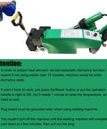 Professional 5500W Hot Air Welding Machine With PID Temp Control For PVC Banners And Roof Waterproofing Membranes setup with control features.
