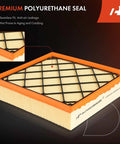 Engine Air Filter For Volvo C30 C70 S40 S60 V50 V60 XC60 XC70 And S60 Cross Country 2004-2016 with polyurethane seal