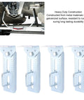 Swivel Top Boat Trailer Bunk Bracket Kit Set Tough As Nails Heavy Duty Galvanized with U Bolts and Hardware, shown in quad set