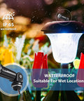 4 Pack Dusk To Dawn Outdoor Light Sensor Switches 120V Photoelectric Sensor with swivel mount, shown as waterproof in garden