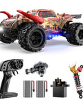 Zombie Themed All Terrain RC Monster Truck 40KPH 4WD Electric Off Road Car with parts and remote