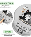 Ergonomic Mouse Pad With Gel Wrist Rest For Comfort And Pain Relief, Non Slip PU Base, Cute Desk Sidekick For Gaming And Work