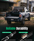 Heavy Duty 10 Inch Gas Struts 60 Lb Force 2 Pack Universal Truck Toolbox Lift Supports Built Tough on open truck toolbox.