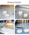 30 Piece Detachable Ceiling Sprinkler Escutcheon Covers Ace Fit For 15Mm 20Mm Pipes on work surfaces with tools.