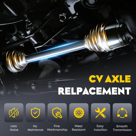 Rear CV Axle Replacement Kit for Sportsman 400 450 500 HO 800 EFI 4x4 Quads Left and Right Drive Half Shafts Heavy Duty