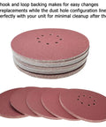 DIY Pro Grade 9 Inch Drywall Sanding Discs Set 50 Pack With 8 Hole Hook And Loop Backing Grits 60 80 120 150 240