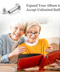 40 Pack Chicago Screws And Scrapbook Extension Posts Crafted From Hella Durable Solid Copper With Rust Proof Binding Hardware For Photo Albums, shown with happy users.
