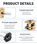 Product details of DC 3V 15RPM Gear Motor With Full Metal Gearbox And Mounting Bracket High Torque Mini Metal Gearwheel, D shaped shaft