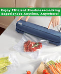 Vacuum Seal Bags Pack Of 50 6 By 10 Inch Textured Sealing Bags Commercial Grade BPA Free Heavy Duty For Food Storage Meal Prep And Sous Vide Cooking
