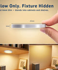 Smart Under Cabinet Puck Lights 4 Pack With App Control Voice Assistant And Motion Sensor Dimmable 2700K To 6500K Plug In
