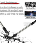 Stainless Steel Adjustable Turnbuckles Camber Links Upgrade For One Tenth Scale WideMaxx RC Car crashing through surface