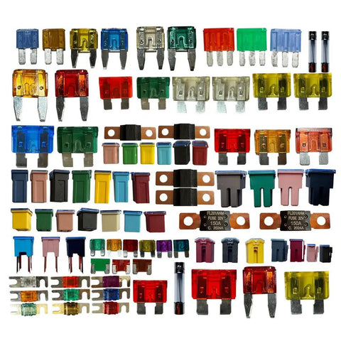 Massive 1000 Piece Car Fuse Kit With Fast Medium And Slow Blow Fuses In Color Coded Storage Box for Cars Trucks RVs Boats