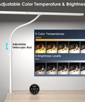 Ultra Wide Desk Lamp With Dope Gesture Control 31.5 Inch Wide 24W LED Dimmable Color Temperature Eye Caring Office Light