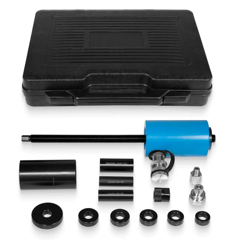 Heavy Duty Front Leaf Spring Pin And Bushing Service Set With Hydraulic Press Tool For Rig Suspension Upgrade tools in case.