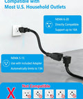 Portable 16 Amp EV Charger For 110 To 240 Volt Power Level 1 And Level 2 Charging J1772 Ready With NEMA 6 20 and 5 15 adapters