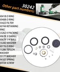 Hydraulic Repair Seal Kit For 767 BG Series Hand Pump 30242 Complete O Ring Set parts list and diagram.