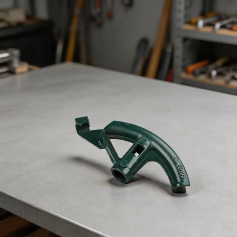 Sileduove Manual Pipe Bender For 3/4 Inch Tubes With Interchangeable Dies For Copper And Steel on a workbench.