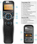 Wireless Remote Shutter Release For Nikon Cameras That Keeps It Simple And Ready To Go with controls and LCD display