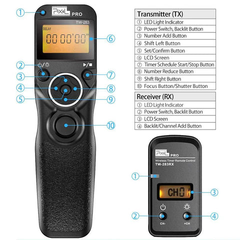 Wireless Remote Shutter Release For Nikon Cameras That Keeps It Simple And Ready To Go with controls and LCD display