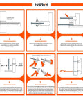 Installation guide for 25 Pack Adjustable Cabinet Handles Gold Brass Drawer Pulls Center To Center Adjustable 1 To 4 Inches