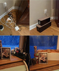 Cable Management Kit With Three Boxes And 128 Pieces to Hide Wires Cord Organizer Set for Home and Office. Boxes in different sizes.