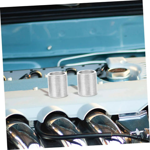 2Pcs Engine Timing Cover Dowel Pins Set For Timing Tool Kit Replacement Car Engine Tools No Fuss Easy Install Durable Dowel Pins With Precise Alignment Reliable Engine Timing Gasket Cover Pin Replacement, silver metal