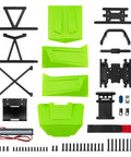 Unassembled parts of Nylon Rock Buggy Roll Cage Body Shell Kit For 1/10 RC Crawlers With DIY Unassembled Design and LED light