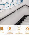 Slick Modern Indoor Stair Railing Kit Featuring Adjustable Stainless Steel Handrail And Wall Mount Banister With Two Inch Round Tube No Sweat Easy Install For Smooth Safe Steps Rock Solid Build on a staircase with anti-slip design.