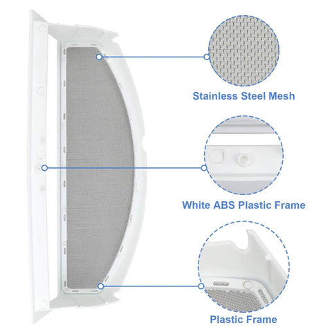 Premium Dryer Lint Screen Filter Replacement For GE Dryers Makes Cleanouts A Breeze Fits DBSR453EB2WW DPSR483EA1WW DBXR463E DVLR223EG6WW And More Replaces WE18X25100 WE18M19 WE18M53 WE18M29 WE18M28 WE18M23 WE18M21 WE18M22 WE18M25 WE18M27