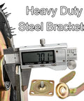 Heavy Duty Rubber Casters Pair With Eight And Ten Inch Swivel Options For Serious Outdoor Hauling measuring with caliper.