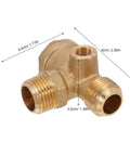 20mm Metal Air Compressor Check Valve With Easy Install And Flexible Pipe Connections For Quiet Smooth Operation And Efficient Performance One Way Inline Valve With Copper Design For Precision Pneumatic Systems And Universal Fit, brass valve dimensions