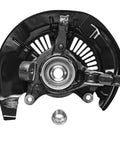 AWD Front Two Piece Steering Knuckles With Wheel Bearing Hubs Assembly for 2008-2013 Toyota Highlander close-up
