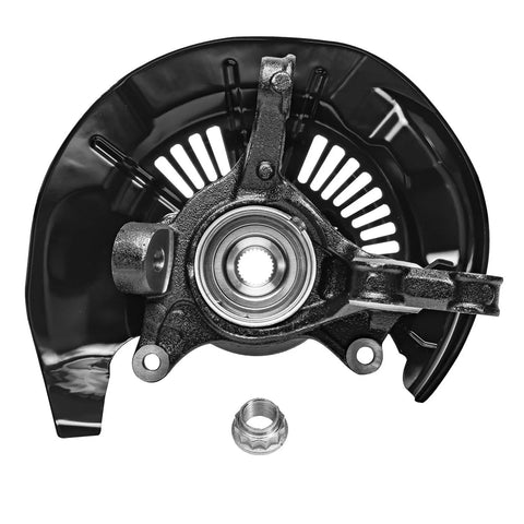 AWD Front Two Piece Steering Knuckles With Wheel Bearing Hubs Assembly for 2008-2013 Toyota Highlander close-up