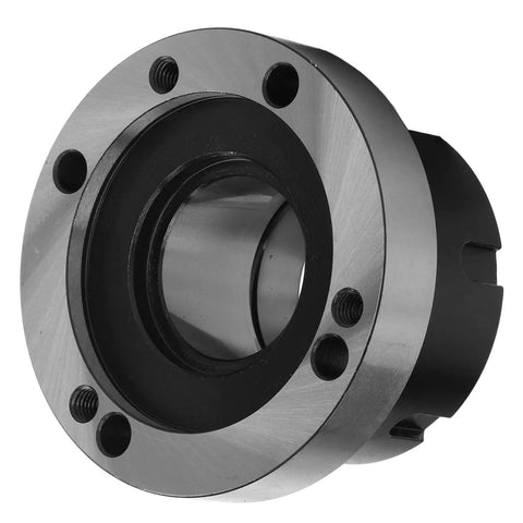 Heavy Duty ER50 Collet Chuck With 100Mm Diameter And Seven Holes For Lathe Milling CNC Machine Tool Made From Carbon Steel close-up view